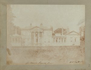 カーウォールハウス、トルロー、コーンウォールの近く。 作： William Henry Fox Talbot